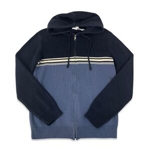 Armani Exchange Zip Up Knit Sweater with Hood sz XS